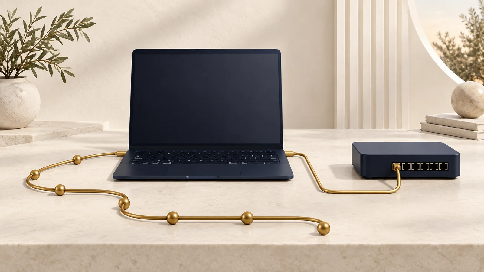 An editorial illustration of technology equipment and tools for everyday IT support.